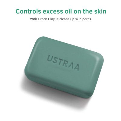 Ustraa: Neem & Green Clay soap for fighting germs - 100g - pack of 8