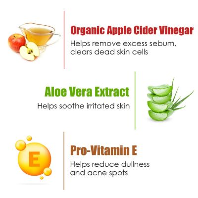 WOW: Apple Cider Vinegar Face Wash, 200 ml