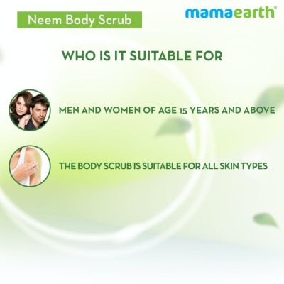 Mamaearth: Neem Body Scrub for glowing skin - 200gm