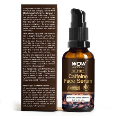 WOW: Caffeine Face Serum, 30 ml