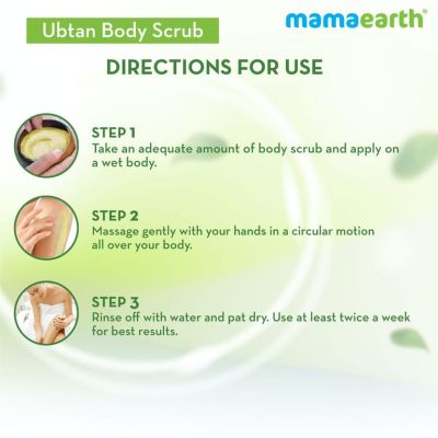 Mamaearth: Ubtan Body Scrub for tan removal - 200gm
