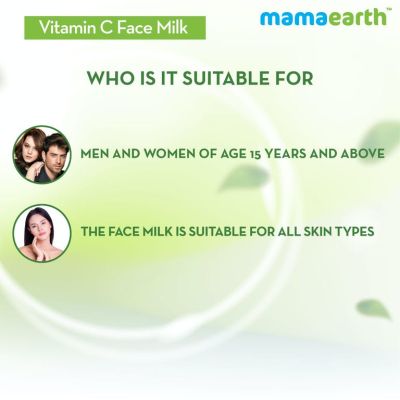 Mamaearth: Vitamin C Face Milk for moiusturised skin - 100ml