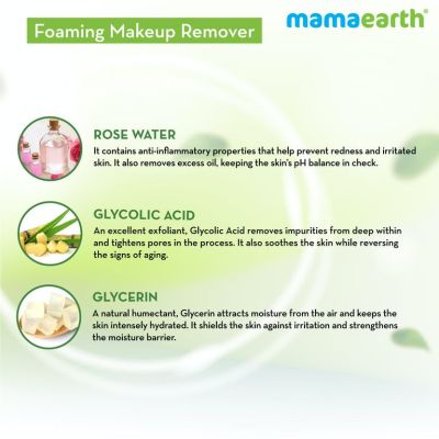 Mamaearth: Micellar Water Foaming Makeup Remover - 150ml