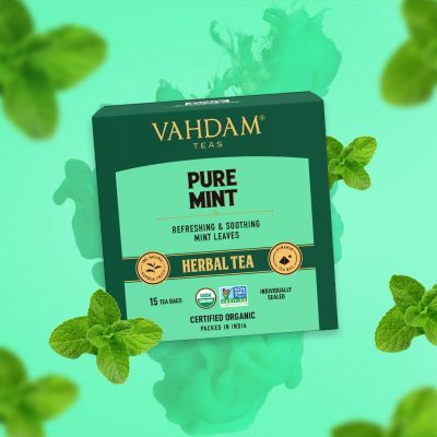 Vahdam Teas: Pure Mint Tea 30gm