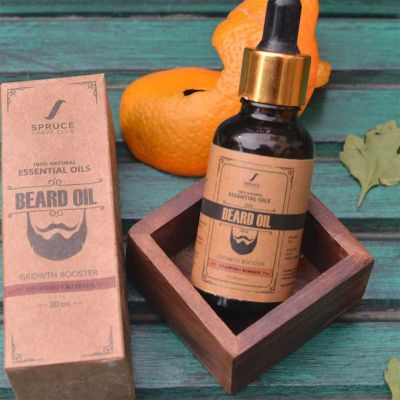 Spruce Shave Club: Beard Growth Oil For Men (Cedarwood & Mandarin), 30ml