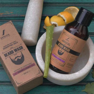 Spruce Shave Club: Natural Beard Wash (Bergamot & Lavender) - 100 ml