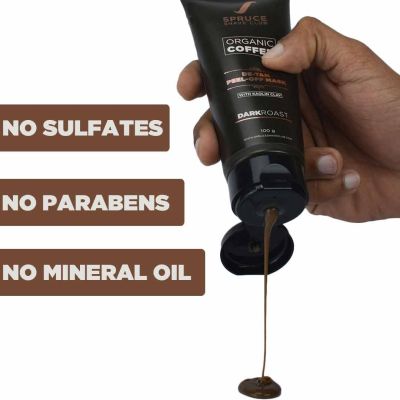 Spruce Shave Club: Organic Coffee De Tan Peel Off Mask