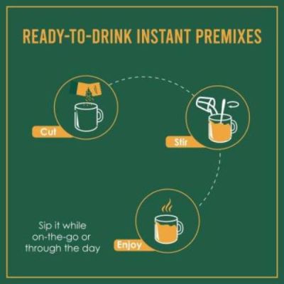 Vahdam Teas: Matcha Lemongrass Instant Tea 10ct x 8gm