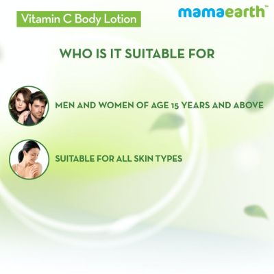 Mamaearth: Vitamin C Body Lotion for even skin tone - 400ml
