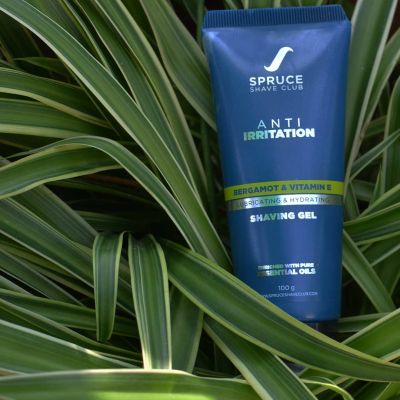 Spruce Shave Club: Bergamot & Vitamin E Anti Irritation Shaving Gel