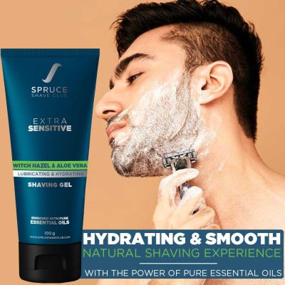 Spruce Shave Club: Witch Hazel & Aloe Vera Extra Sensitive Shaving Gel