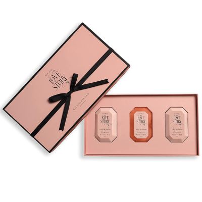 Kimirica: Love Story Handmade Bathing Soap Bar Trio Gift Box