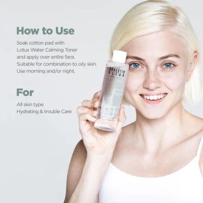 Rovectin: Clean Lotus Water Calming Toner - 200ml