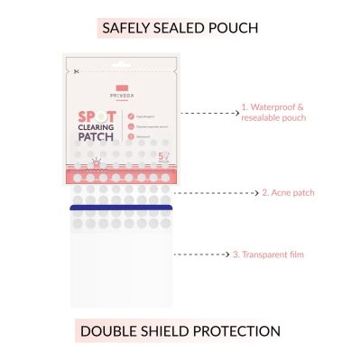 Priveda: Acne Pimple Patch - Absorbing Hydrocolloid Spot Treatment - 57 Patches