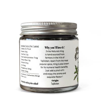 jivika naturals: Hing/Asafoetida - 10 gm
