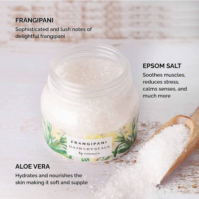 Kimirica: Frangipani Bath Salt - 300gm