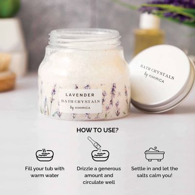 Kimirica: Lavender Bath Salt - 300gm