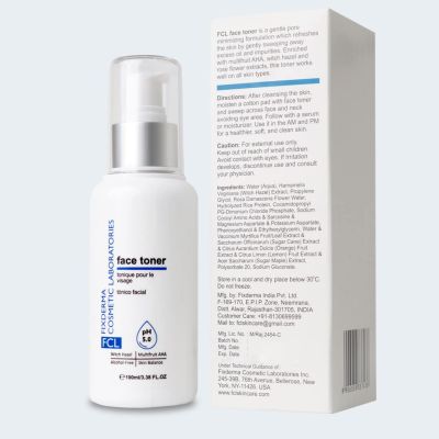 Fixderma Cosmetic Laboratories	: Face Toner - 100ml