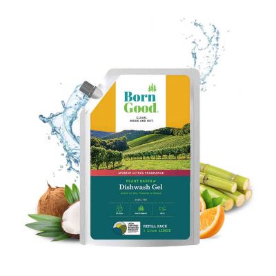 Born Good: Plant Based Dishwash Gel - 1 Liter Refill