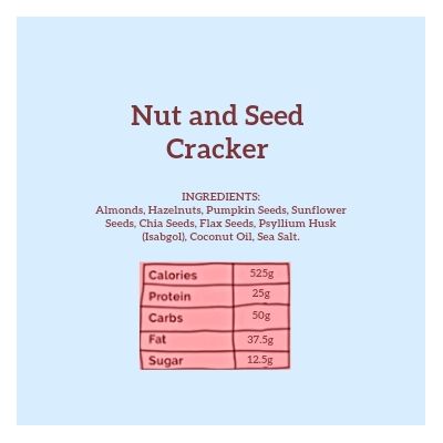 The Cinnamon Kitchen: Nut and Seed Crackers - 150 gm