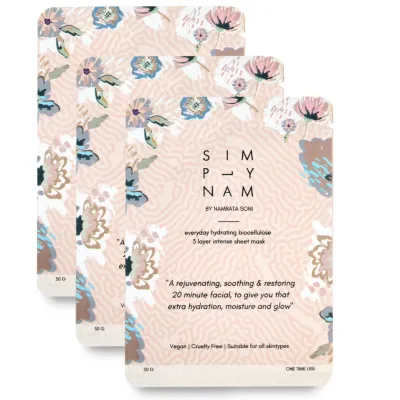 Simply Nam: Biocellulose 3 layer Sheet Mask