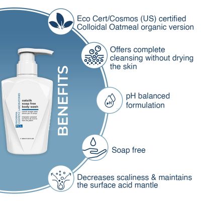 Fixderma Cosmetic Laboratories: Oatsilk Soap Free Body Wash - 400ml