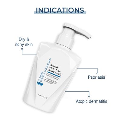 Fixderma Cosmetic Laboratories: Oatsilk Soap Free Body Wash - 400ml