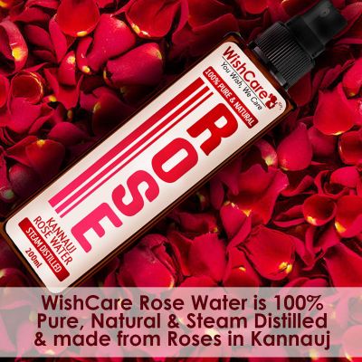WishCare: Pure & Natural Kannauj Rose Water - 200ml