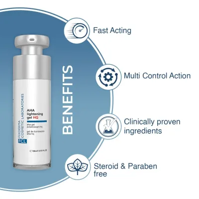 Fixderma Cosmetic Laboratories: AHA Brightening Gel HQ - 30ml