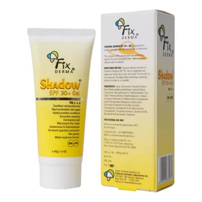 Fixderma : Shadow SPF 30+Gel - 40gm Fixderma : Shadow SPF 30+Gel - 40gm