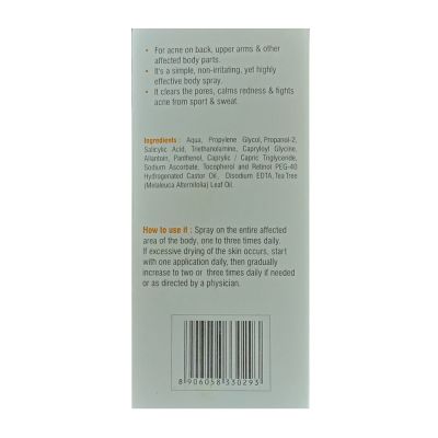 Fixderma	: Salyzap Body Spray - 50ml