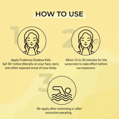 Fixderma	: Shadow SPF 30 Lotion For Kids - 75gm