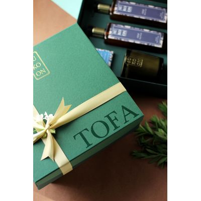 Sukoon: Oud Box - Oud fragranced candle, shower gel, hand wash and hand made soap