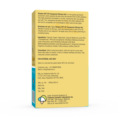 Fixderma: Shadow SPF 30 Transparent Silicon Gel - 30gm