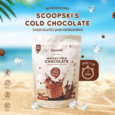 Scoopski: Instant Cold Chocolate Powder - 250 gm