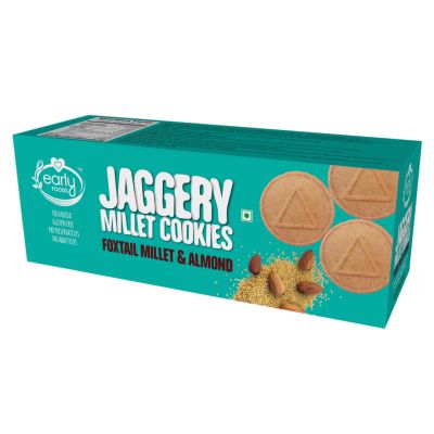 Early Foods: Foxtail Almond Jaggery Cookies - 150 gm