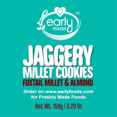 Early Foods: Foxtail Almond Jaggery Cookies - 150 gm