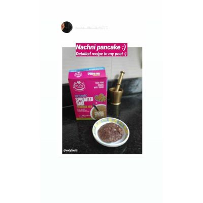 Early Foods: Organic Sprouted Ragi Porridge Mix (Plain) - 200 gm