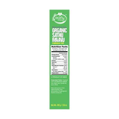 Early Foods: Organic Sattu Maavu Multi-grain Millets Porridge mix - 200 gm