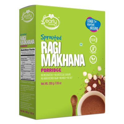 Early Foods: Sprouted Ragi & Makhana Porridge Mix - 200 gm