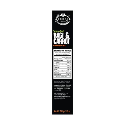 Early Foods: Sprouted Ragi Carrot Porridge Mix - 200 gm