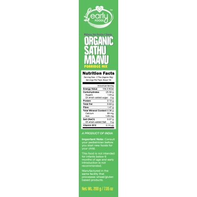 Early Foods: Combo of 3 Organic Millet Porridges - Breakfast Cereal Combo for Kids