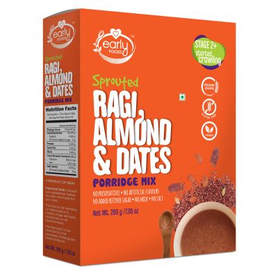 Early Foods: Combo of 3 Organic Millet Porridges - Dinner Cereal Combo for Kids