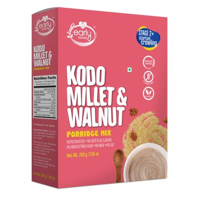 Early Foods: Combo of 3 Organic Millet Porridges - Dinner Cereal Combo for Kids