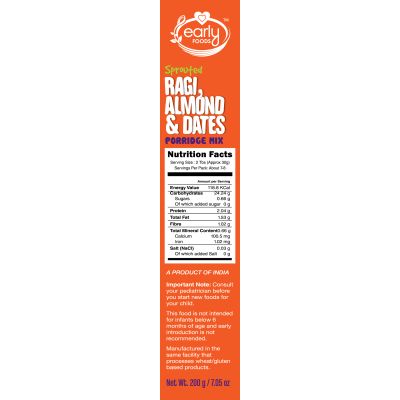 Early Foods: Combo of 3 Organic Millet Porridges - Dinner Cereal Combo for Kids