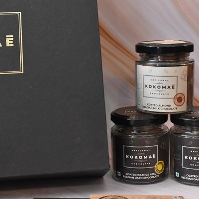 Kokomae: Hamper with Organic Dragees - 230 gm