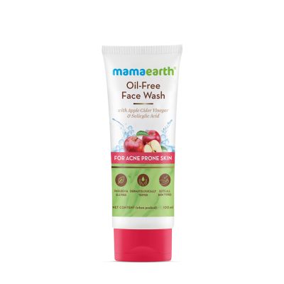 Mamaearth: Oil-Free Face Wash with Apple Cider Vinegar & Salicylic Acid  100 ml
