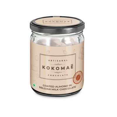Kokomae: Almond in Belgian Milk Chocolate - 50 gm