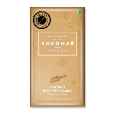 Kokomae: Indian Single Origin Sea Salt 75% Dark - 50 gm