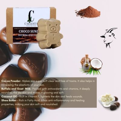 Callesta: Choco Sundae Handmade Soap For Kids - 100gm